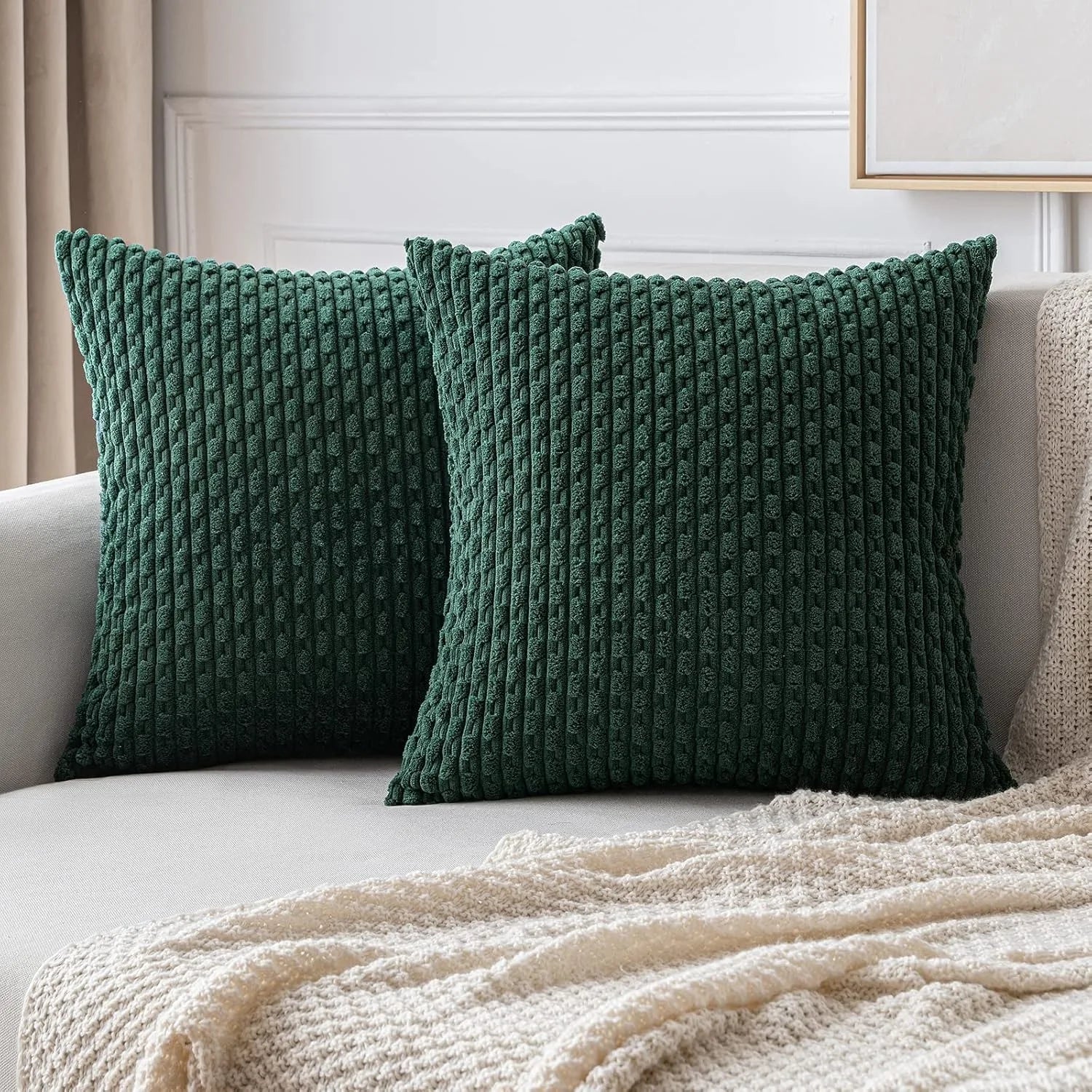 Pillow Covers Striped Throw Fall Decorative Cushion Cover Farmhouse Pillowcases Home Decor Decoration Home Pillows for Bedroom