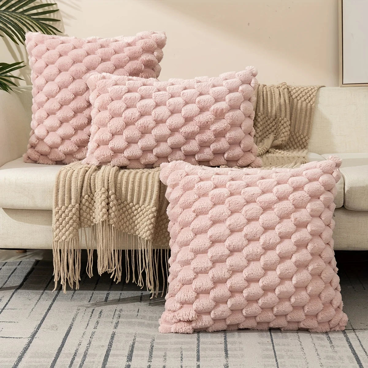 Cozy Pillow Covers Pillows for Living Room Knit Decorative Pillows for Sofa Design Pillowcase Soft Modern Cushion Throw Pillow
