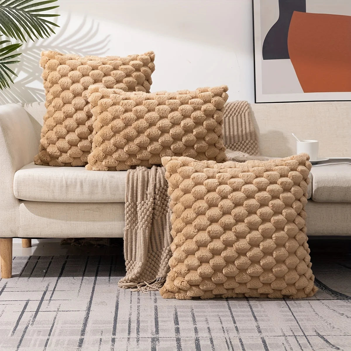 Cozy Pillow Covers Pillows for Living Room Knit Decorative Pillows for Sofa Design Pillowcase Soft Modern Cushion Throw Pillow