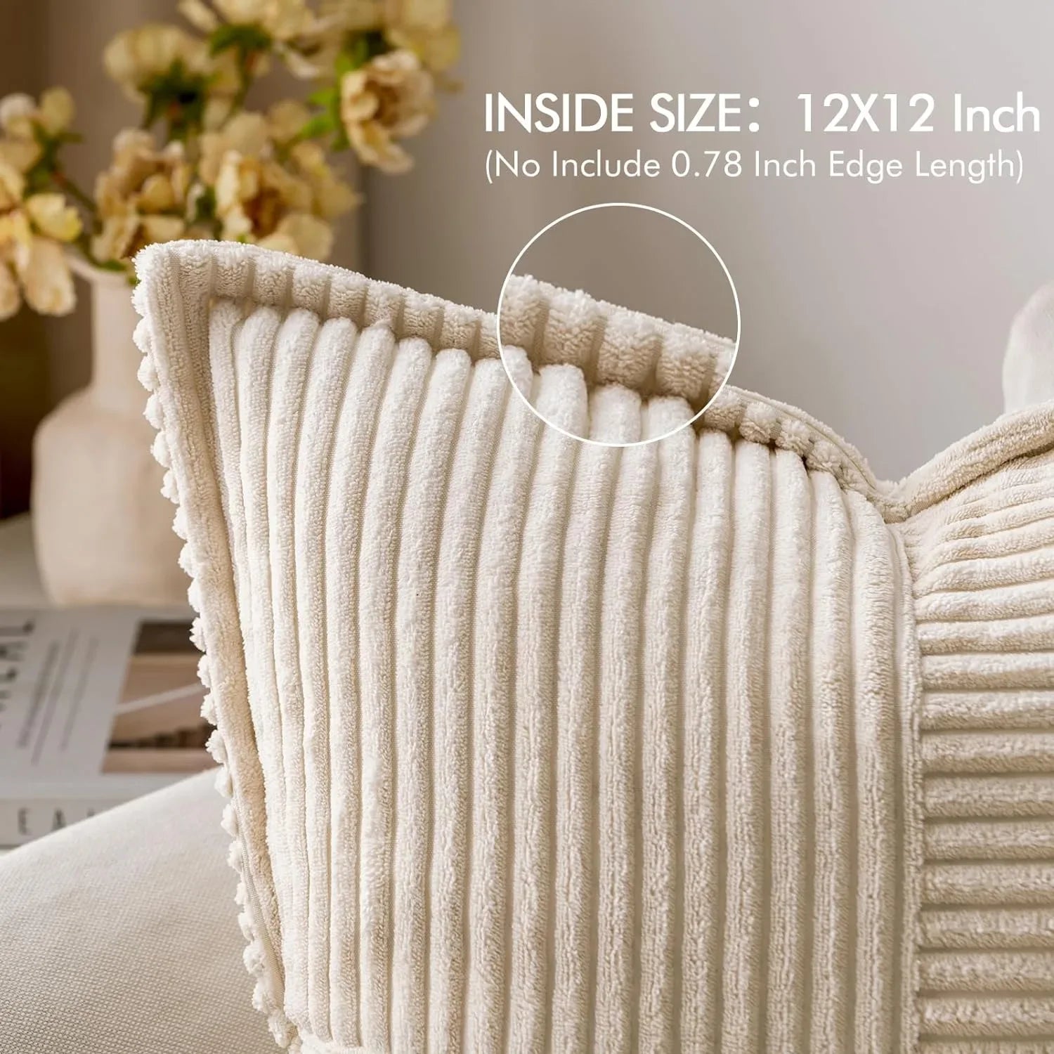 Solid Christmas Colours Boho Striped Pillow Covers Decorative Cushion Pillow Cushion Cushion Cover Modern Minimalist Sofa 45X45