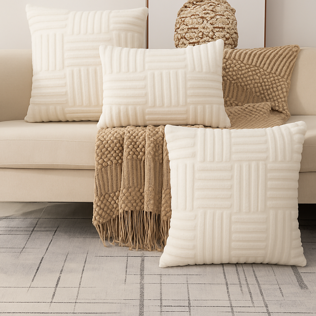 Geometric Pillow Covers