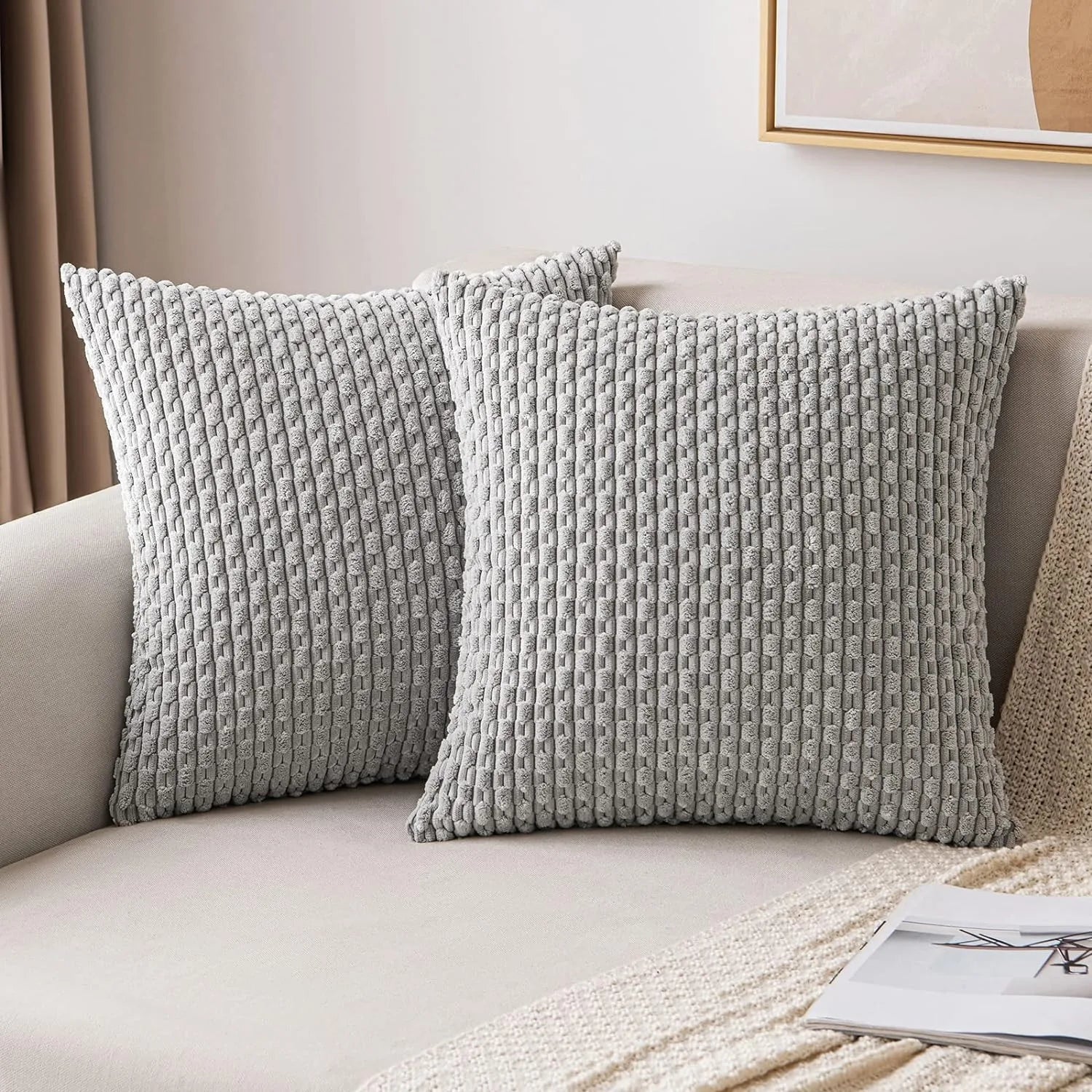 Pillow Covers Striped Throw Fall Decorative Cushion Cover Farmhouse Pillowcases Home Decor Decoration Home Pillows for Bedroom