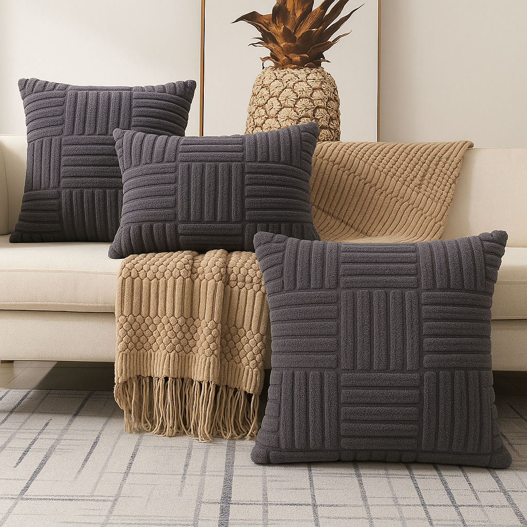 Geometric Pillow Covers