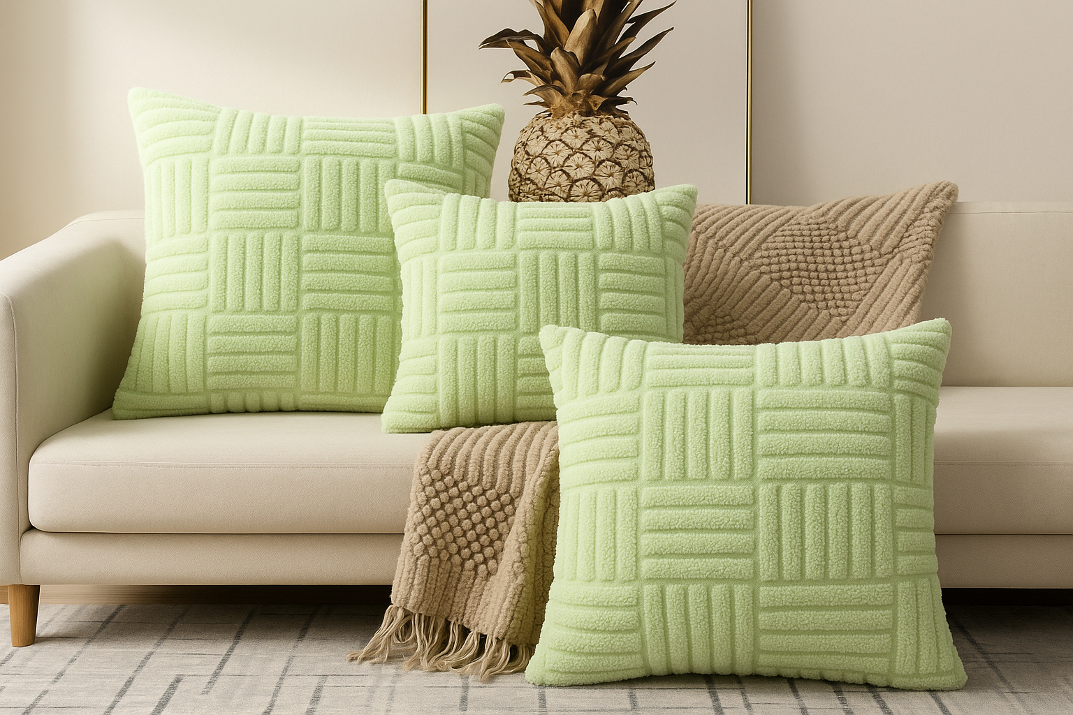 Geometric Pillow Covers
