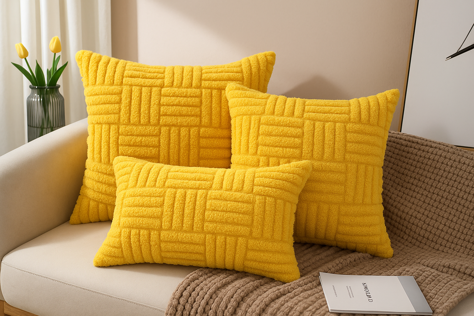 Geometric Pillow Covers